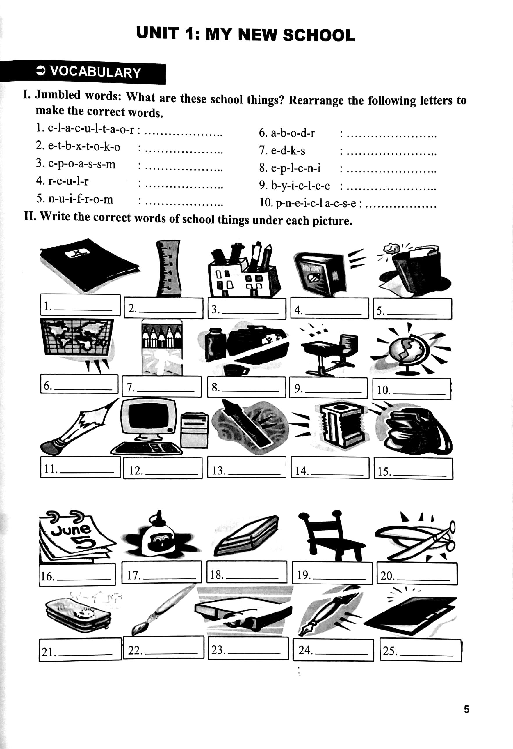 Bài Tập Phát Triển Năng Lực Tiếng Anh 6 - Global Success