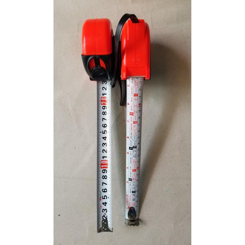 Thước kéo Futtsu đỏ 2 mặt Japan 3m-16mm