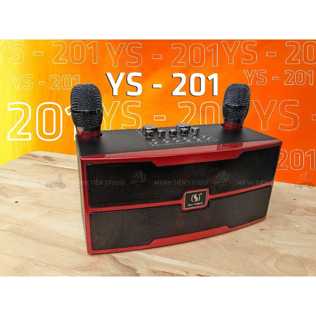 Loa Karaoke YS-201 Bass Siêu Trầm, Công Suất 35W Tặng Kèm 2 Chiếc Micro Cầm Tay Hát Hay, Hát Siêu Nhẹ. Bảo Hành 12 Tháng