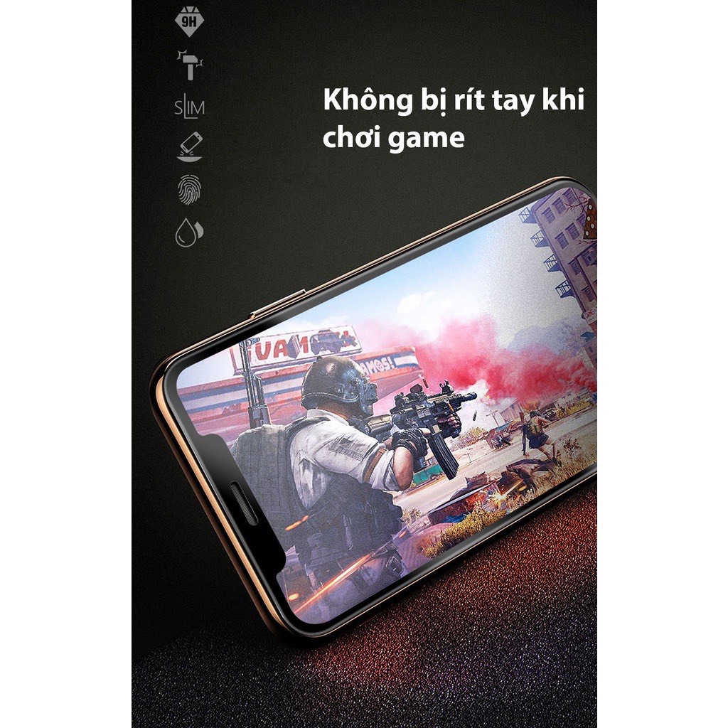 Kính Cường Lực Kingkong iPhone, Màn Nhám Chống Vân Tay Dành Cho Game Thủ - Full Hộp - Hàng Chính Hãng