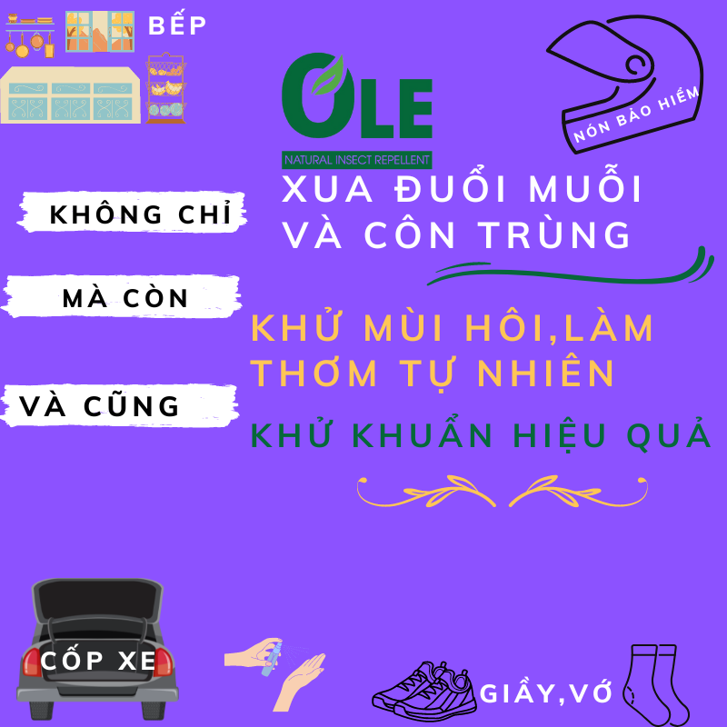 Tinh dầu đuổi muỗi,kiến, bọ ve,bọ chét và các loại côn trùng khác dạng xịt,118ml