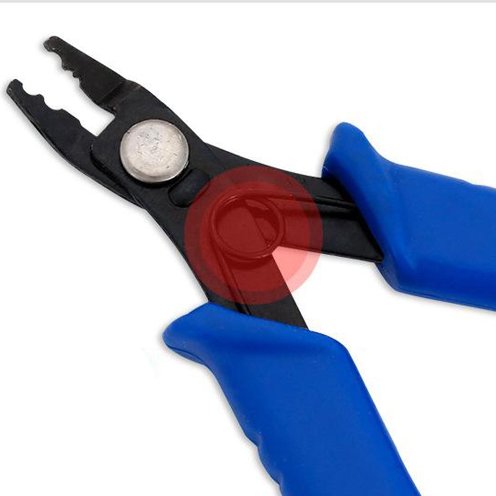 2-10pack Portable Carbon Steel Jewelry Plier Soft Handles Wire Cutter for Crafts