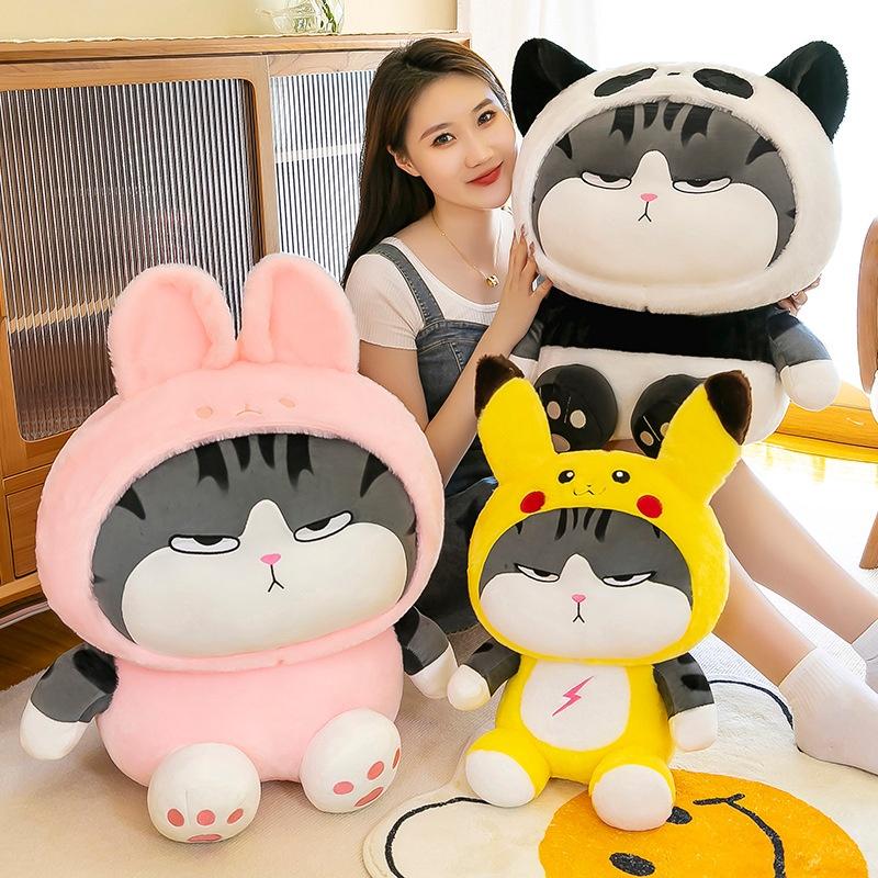 Gấu bông mèo hoàng thượng pikachu vô cùng dễ thương - Quà tặng đáng yêu