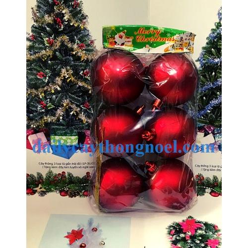 Quả châu mờ trang trí cây thông noel - Phụ kiện trang trí noel