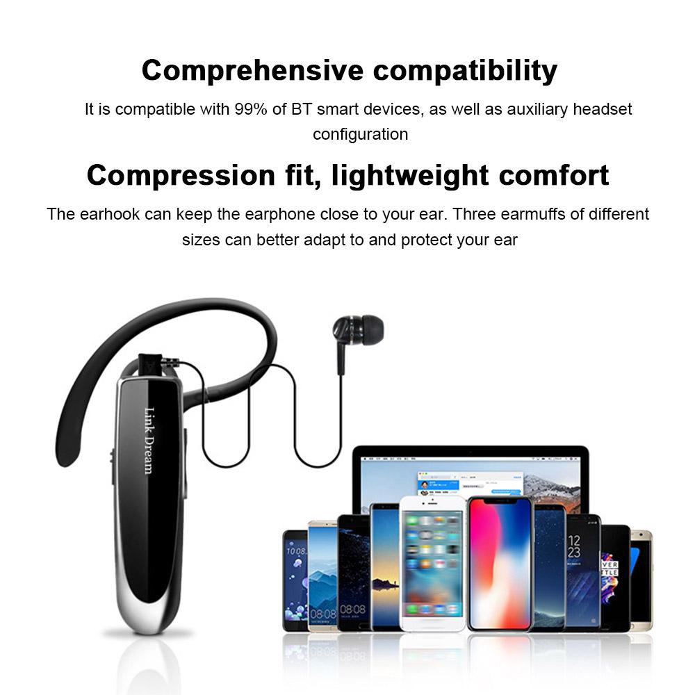 Liên Kết Giấc Mơ LC-B41 Bluetooth Tai Nghe Không Dây BT4.1 Kinh Doanh Tai Nghe Mini Thông Minh Tai Nghe Nhét Tai Nghe Điện Thoại Có Mic Cho iPhone Xiaomi