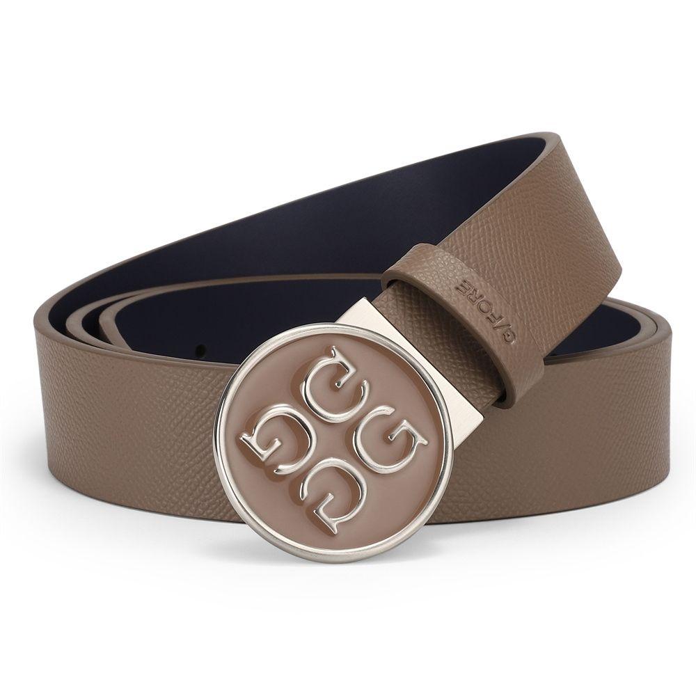 2023 Vành đai golf mới bằng da chất lượng cao nam Thể thao giải trí thời trang thương hiệu Hàn Quốc Belt Golf Belt Color: White