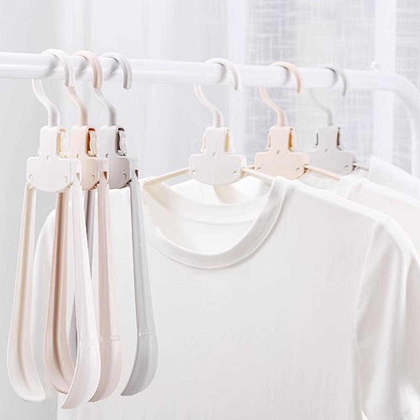 Foldable Travel Hanger Coat Hanger Collapsible Hanger for Dress Coats Shirts