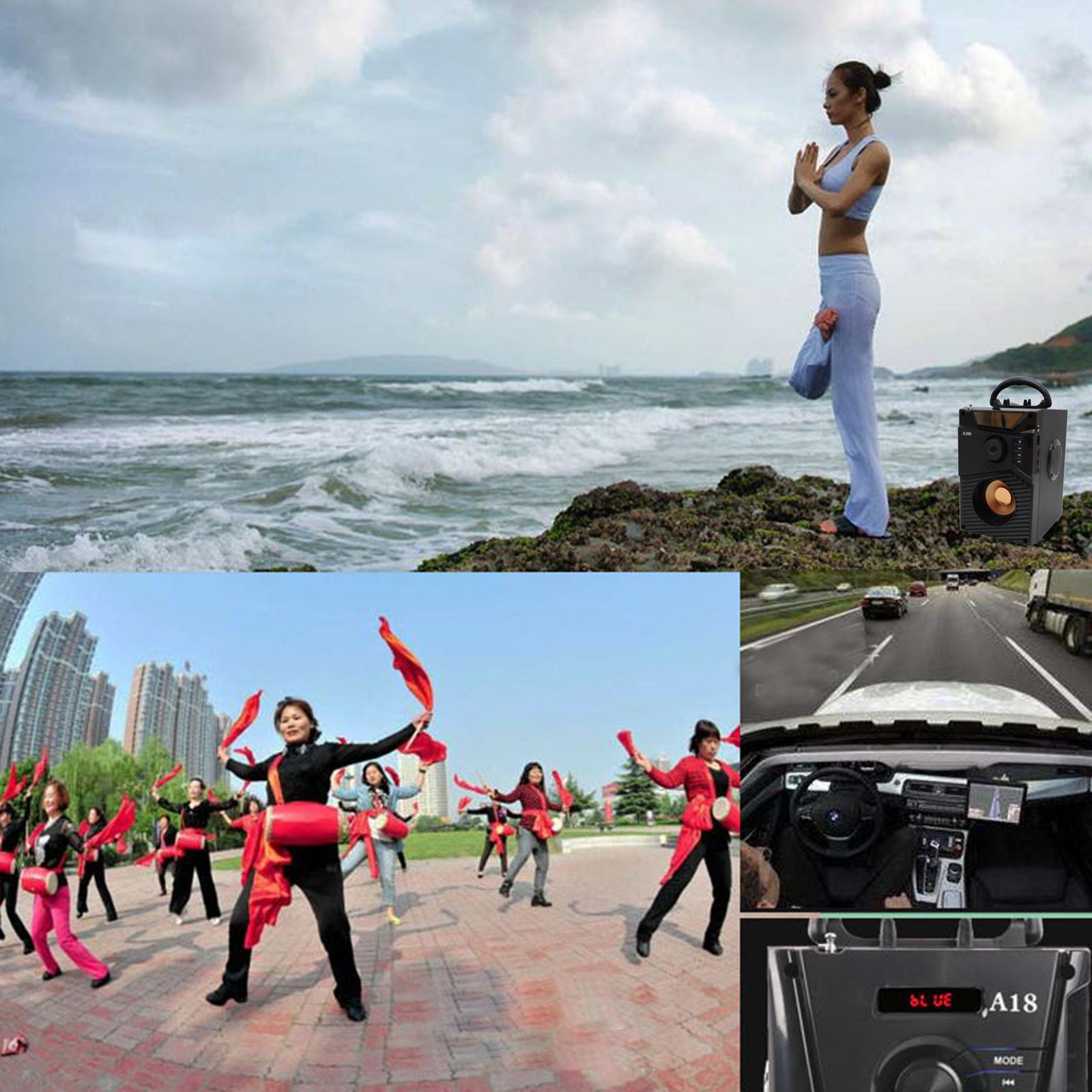 A300 Wireless Speaker 10W BT4.0 Home Theater Soundbar Stereo Radio Music Player 2000mAh Battery Support TF/USB/AUX