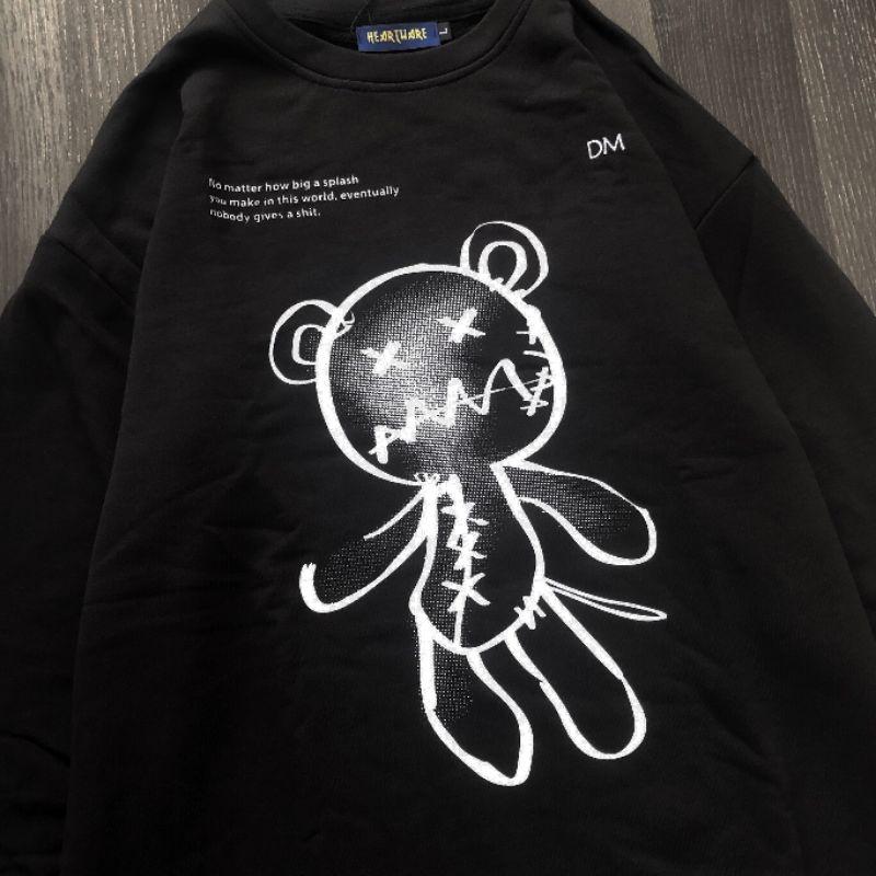 Áo sweater in hình ulzzang - ẢNH THẬT