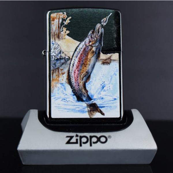 Bật Lửa Zippo 200 Jumping Trout