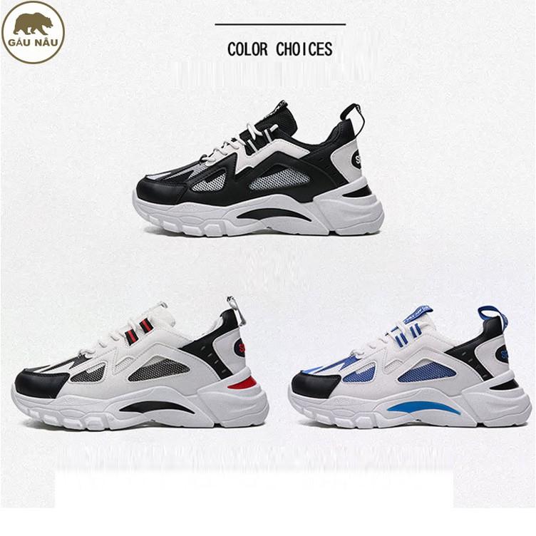 Giày sneaker GN555 đế độn thời trang Gấu Nâu chuyên giày nam