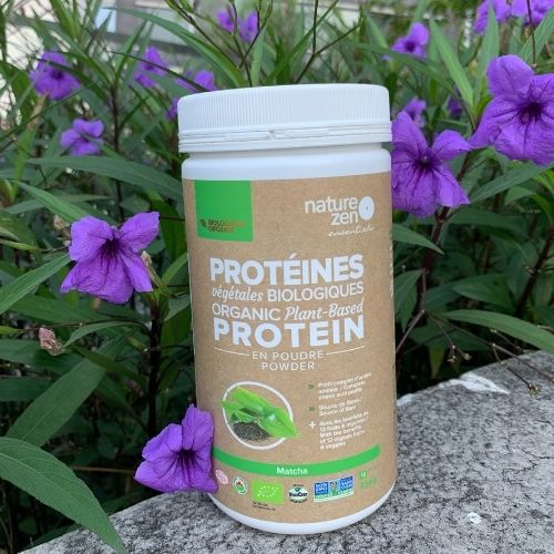 BỘT PROTEIN THỰC VẬT HỮU CƠ NATURE  ZEN CAO CẤP - VỊ MATCHA 454g