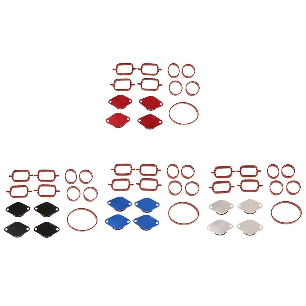 4X33mm for BMW Swirl Blanks Flaps Repair Delete Kit w/ Intake Gaskets