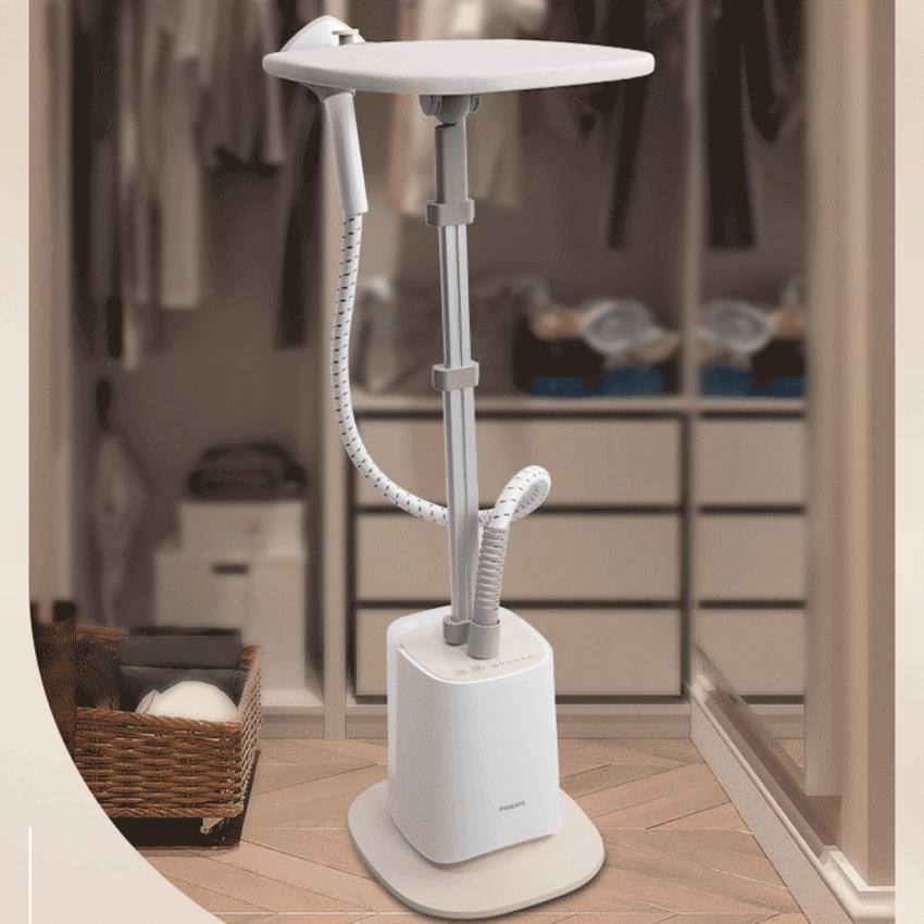 Bàn ủi hơi nước dạng đứng Philips Stand Steamer STE1050/10, Serial 1000 - Hàng Nhập Khẩu