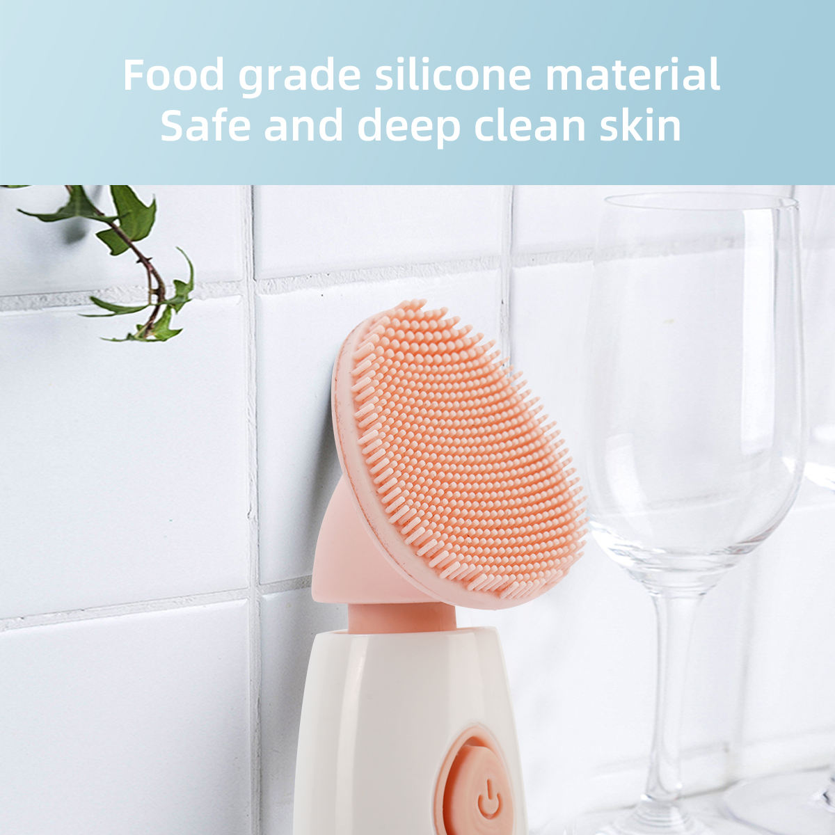 Máy massage mặt làm sạch da mini, Sử dụng pin, Tiện lợi khi mang theo KONKA KZ-JM01 - HÀNG CHÍNH HÃNG