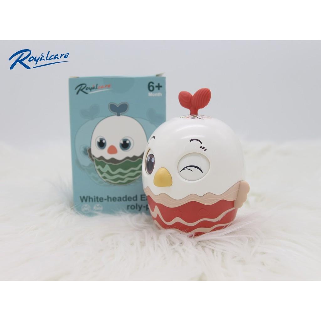 Đồ chơi lật đật cho bé hình quả trứng dễ thương kêu leng keng Royalcare 0820-RC-822-222 - đồ decor trang trí phòng bé