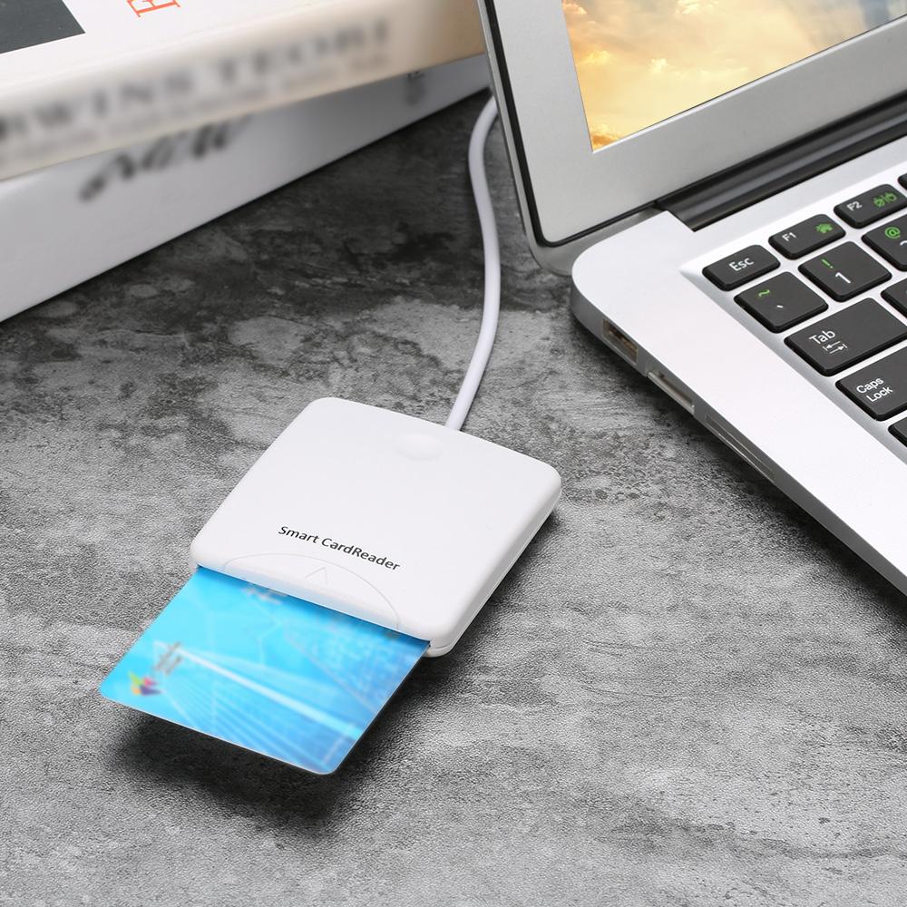 Bộ chuyển đổi thẻ SIM Sunshine-tipway STW USB 2.0 Smart Card Reader ID / EMV Bank tương thích cho Windows