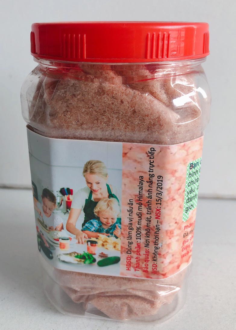 Muối ăn Himalaya - Muối hồng (500gr)