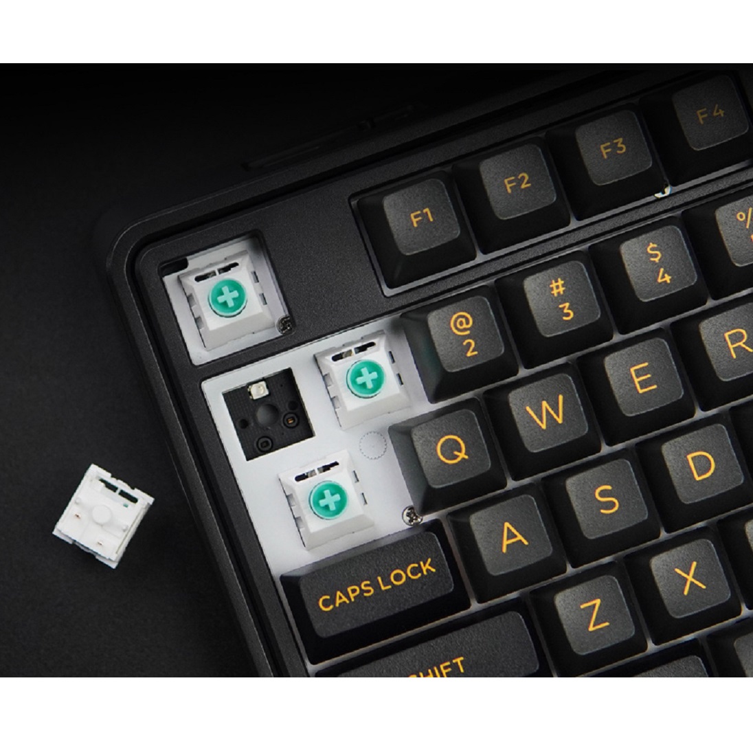Bàn phím máy tính FL-Esports CMK87SAM Polar Night Black 3 Mode _Mới, hàng chính hãng