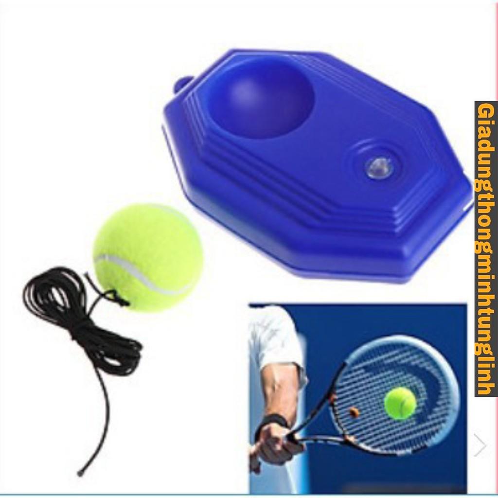 Bộ dụng cụ tập luyện đánh bóng Tennis tại nhà kèm đế - Bộ quần vợt cực kì tiện dụng tập mọi lúc mọi nơi