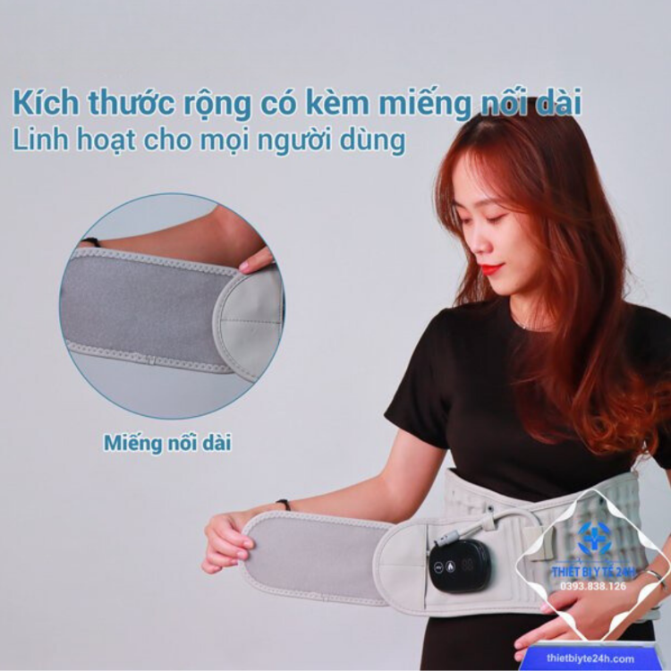 Đai Chống Thoát Vị Đĩa Đệm Kéo Dãn Định Hình Xóa Bỏ Đau Nhức Thắt Lưng Và Giảm Thoát Vị Đĩa Đệm Bảo Vệ Cột Sống Hiệu Quả - Hàng Chính Hãng