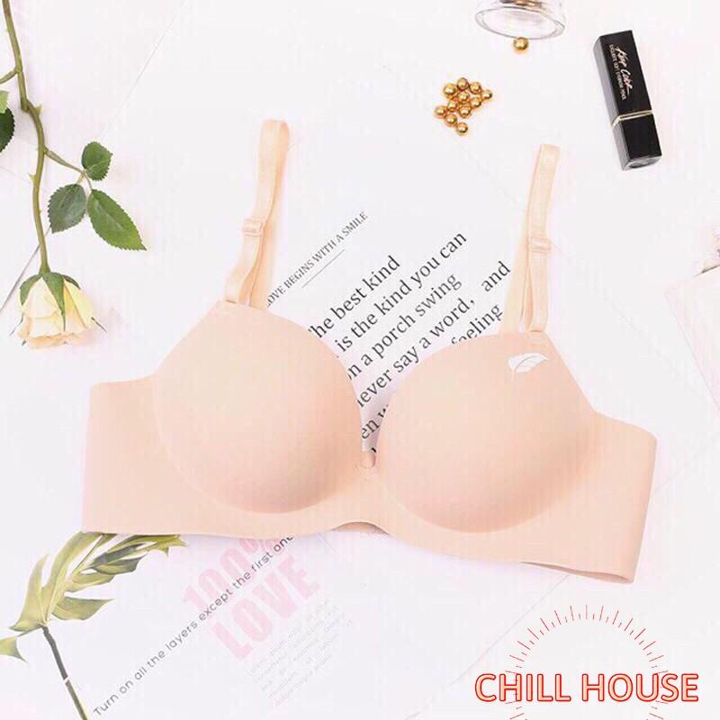 Áo lót su không gọng nâng ngực lông vũ Đệm Dày Xuất Hàn Siêu Siêu Đẹp A01 - CHILLHOUSE