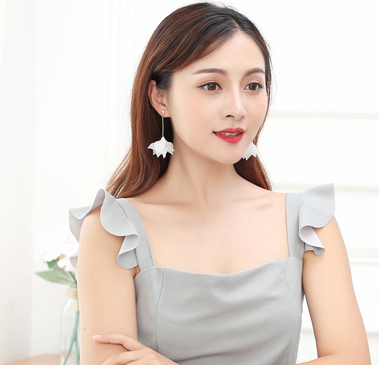 Bông tai nữ hoa giấy nữ tính