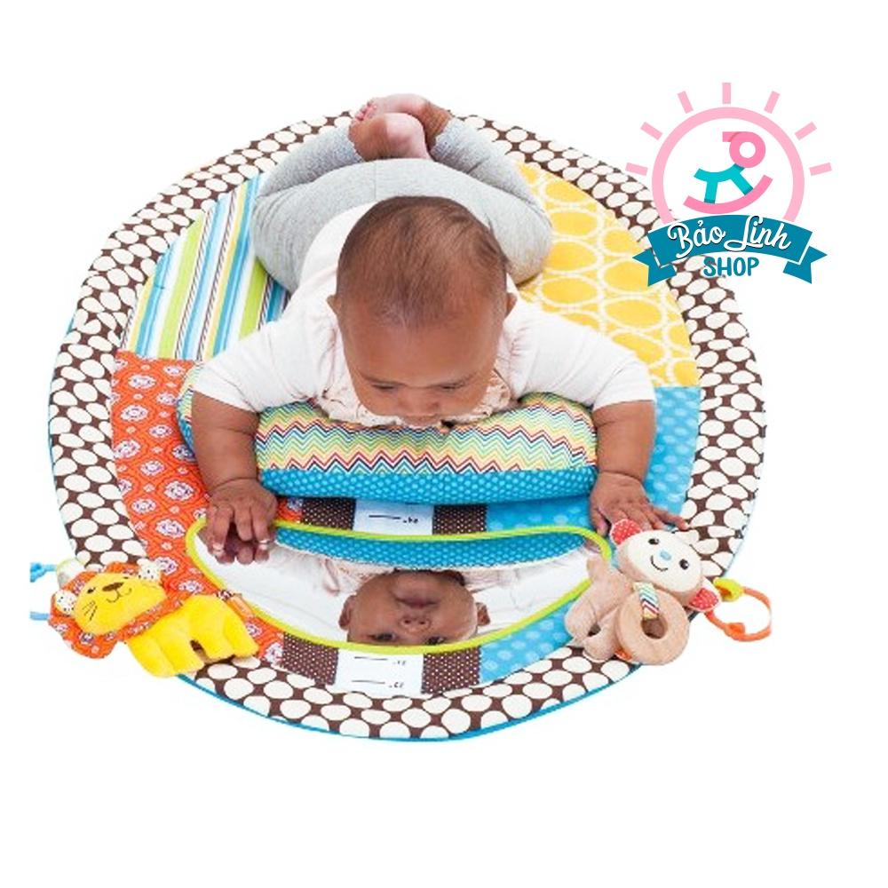 Đồ chơi cho trẻ sơ sinh - Thảm chơi tập nằm sấp - Tummy Time giúp bé cứng cổ, phát triển cơ tay, nhanh biết trườn bò