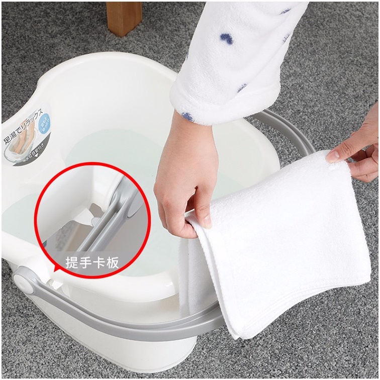 Bồn ngâm chân thư giãn Inomata Relax Ashiyu 13L - Hàng nội địa Nhật Bản (#Made in Japan)