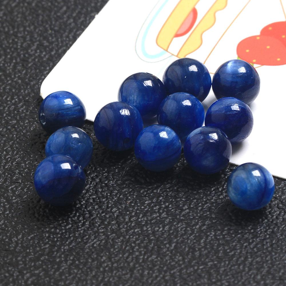 Hạt đá kyanite dùng làm sản phẩm handmade DIY 8mm