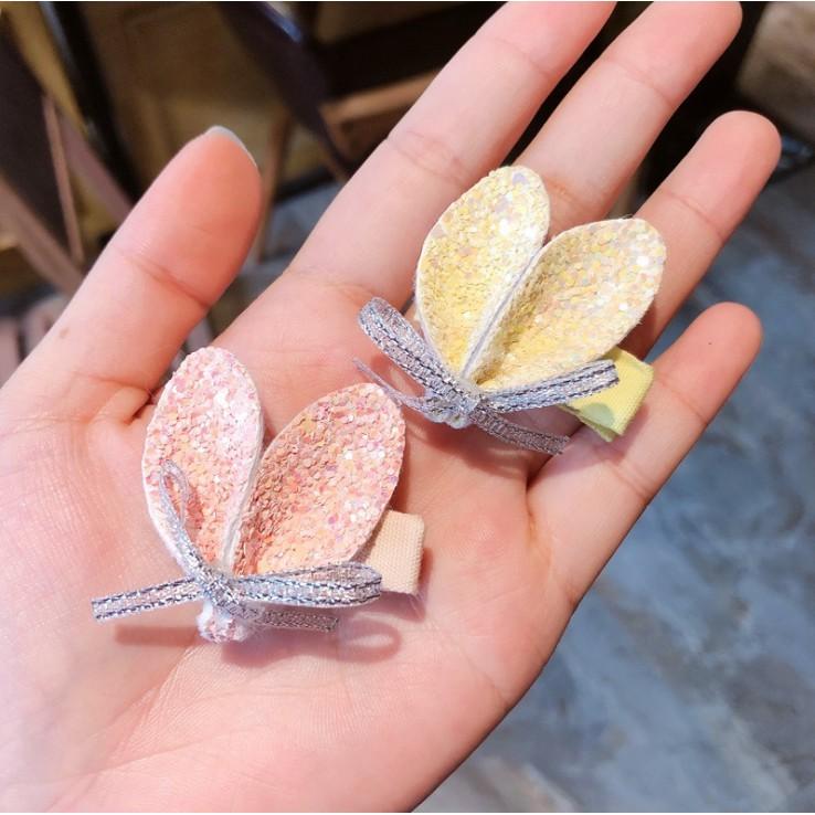 Set 2 kẹp tóc hình cánh bướm Mimo baby cho bé gái KT02