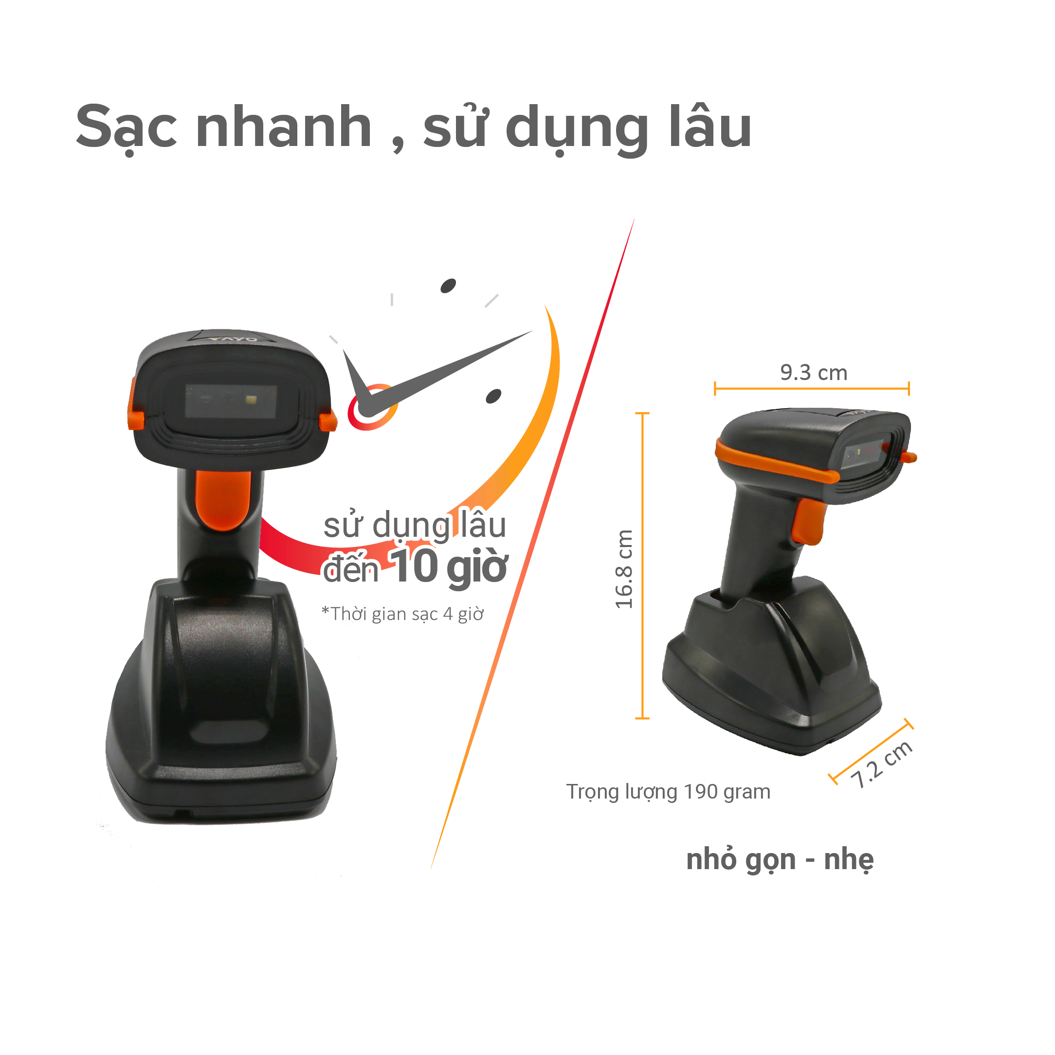 Máy quét mã vạch không dây Vscan- VAYO