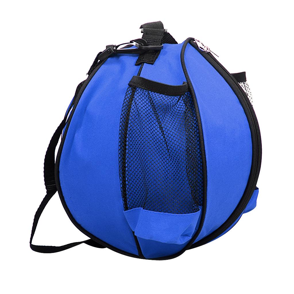 Waterproof Basketball Soccer Carrying Bag Volleyball Handbag Case with Adjustable Shoulder Strap Blue/Black/Red