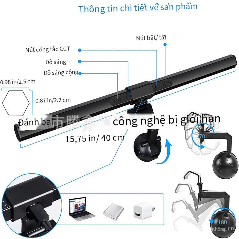 Giá thấp nhất hiển thị đèn treo màn hình treo đèn máy tính xách tay đèn usb clip bảo vệ mắt đèn màn hình led đèn bàn