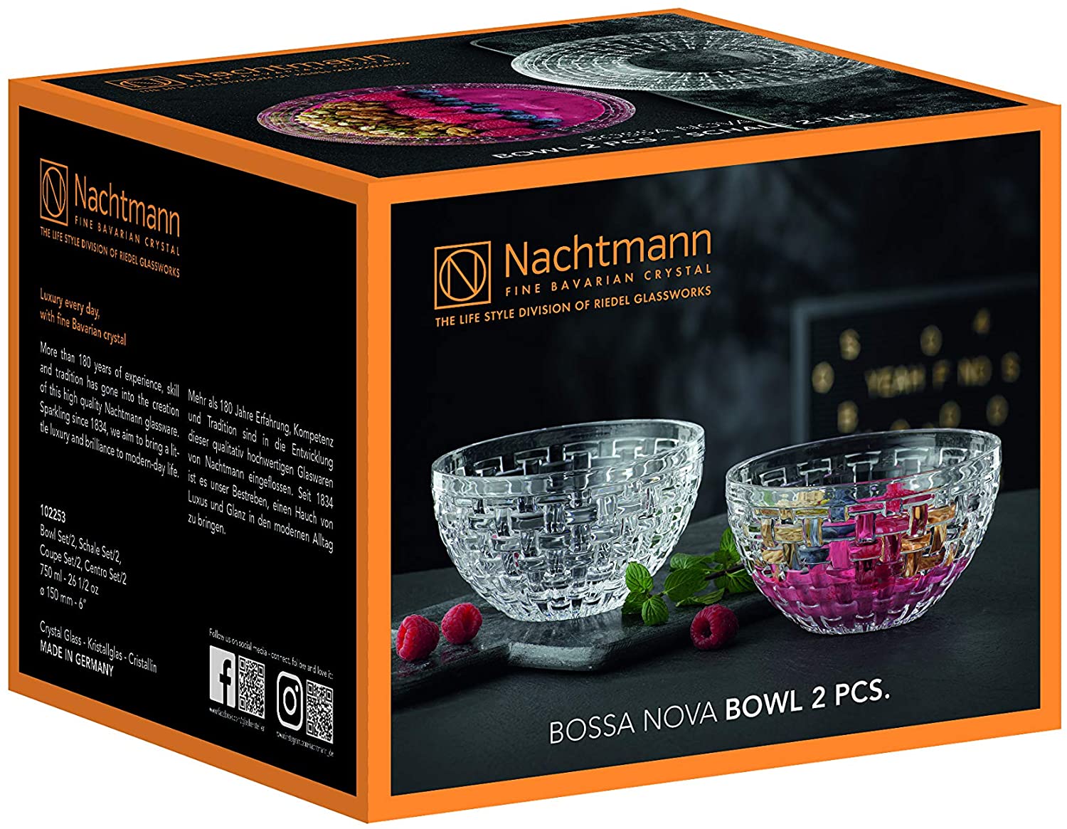 Set 2 bát Nachtmann102253 SCHALE 15 CM hàng chính hãng