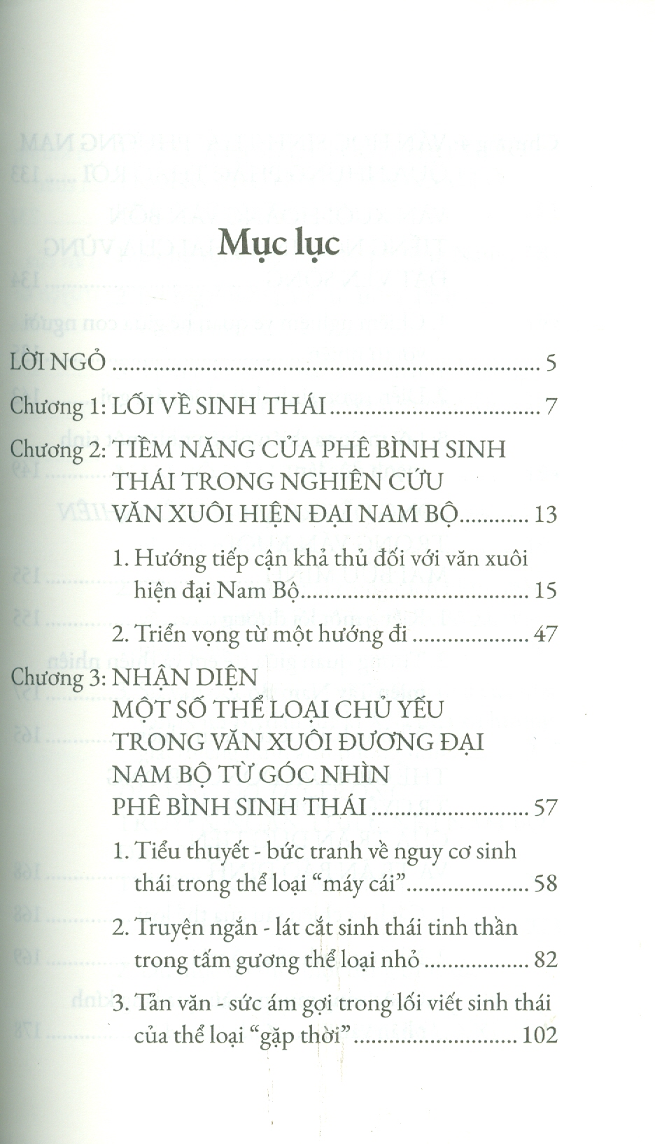 Môi Trường Kêu Cứu, Văn Chương Đáp Lời (Văn Học Sử Việt Nam)