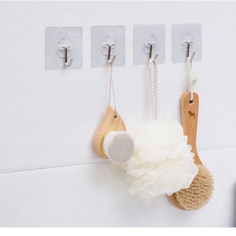 Móc Dán Tường Chịu Lực , Móc Dán Tường Siêu Dính Trên Gạch Men, Kính