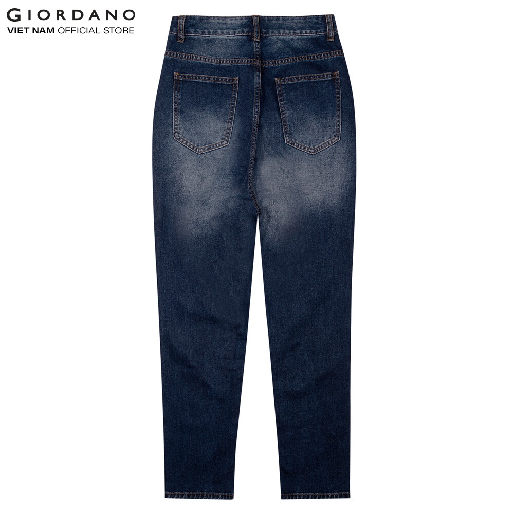 Quần Jeans Dài Ống Suông Nữ Giordano 05410015