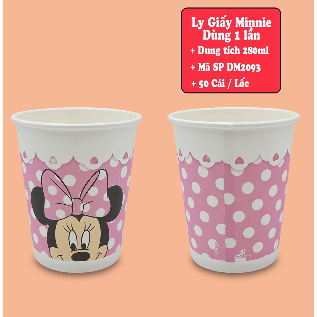 Ly giấy Disney dùng 1 lần- 280ml-50 cái/lốc