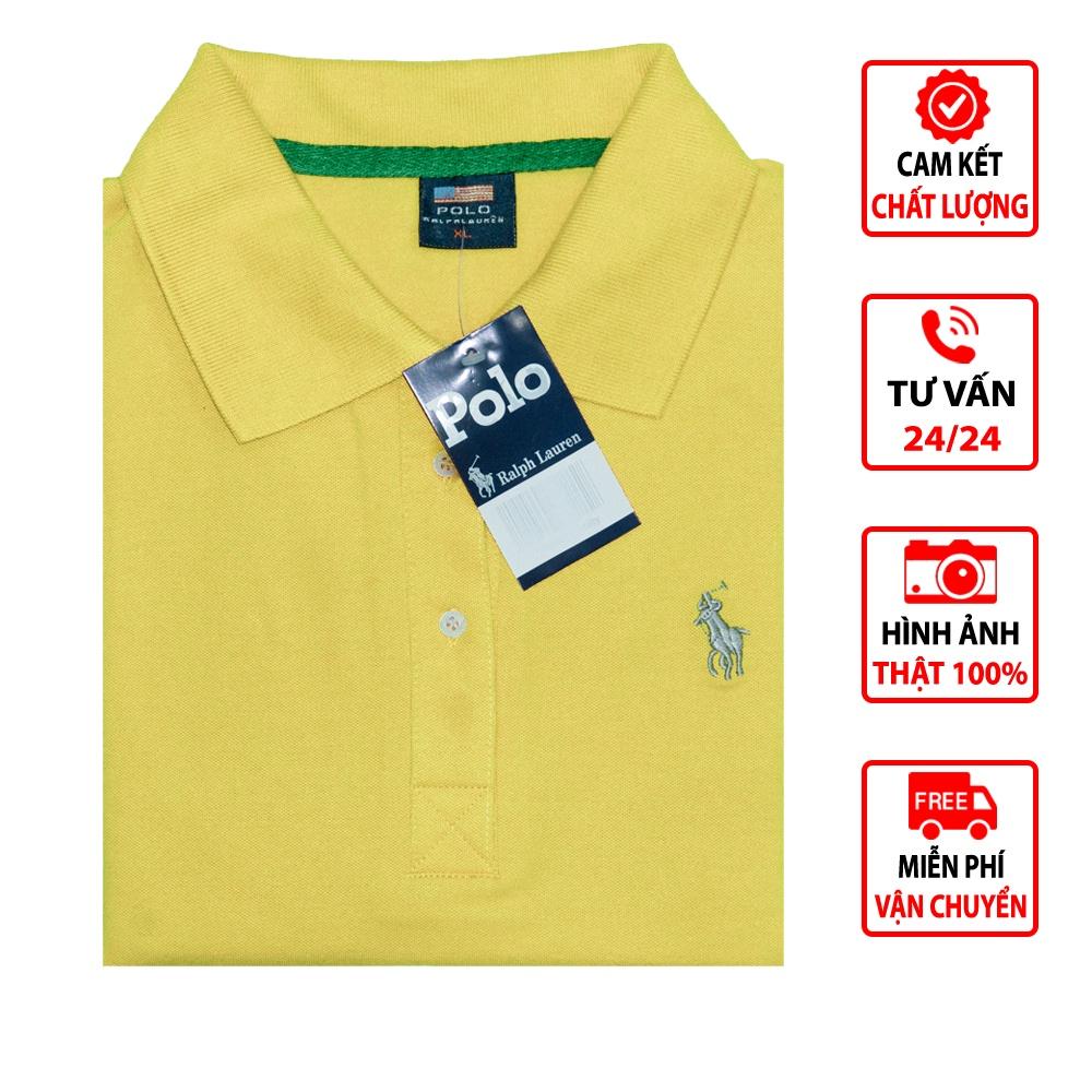 Áo thun Polo Nam vải cotton 4 chiều chất lượng cao hình ảnh thật - Màu 1/4