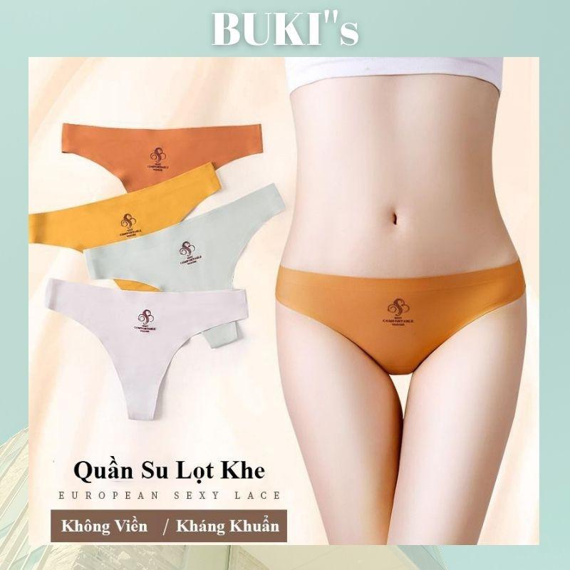 Quần lọt khe ️️ Quần chip đúc su thun lạnh - Quần Lót Nữ Không Đường May Sexy Gợi Cảm