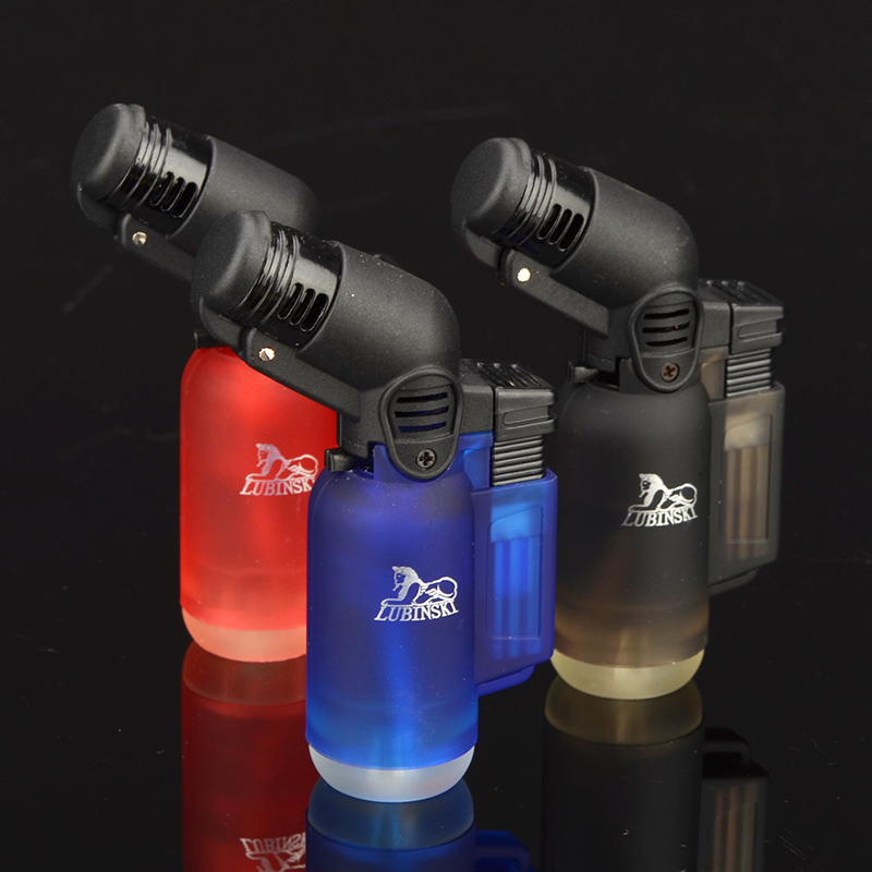 Bật Lửa Hột Quẹt Gas Lubinski SK-41 Khò 1 Tia Nhỏ Gọn Đẹp Độc Lạ Khoang Chứa Gas Trong Suốt Nhìn Thấy Gas - Nhiều Màu