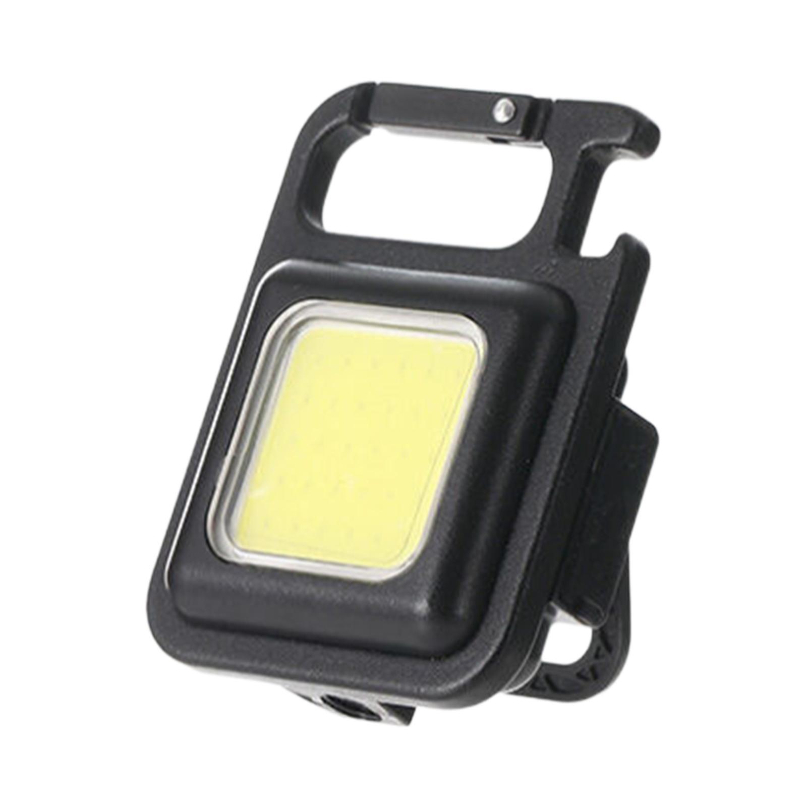 COB Keychain Flashlight Rechargeable for Running Hiking Walking
