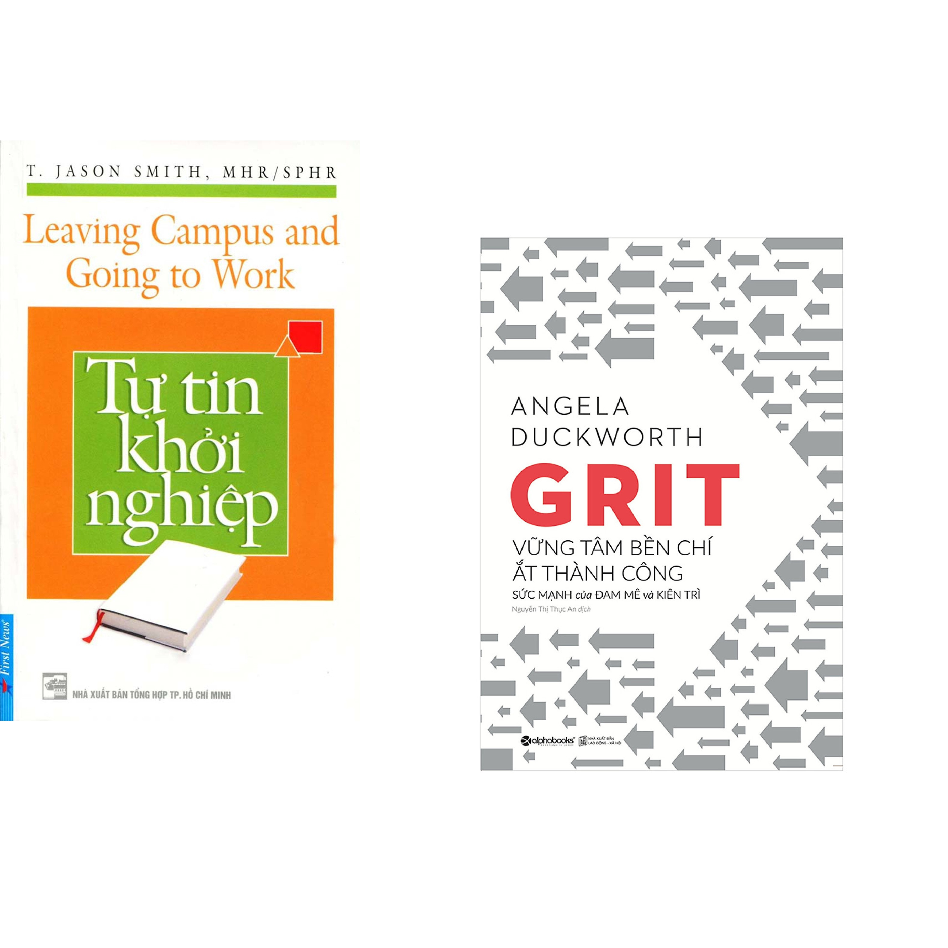 Combo 2 cuốn sách: Tự Tin Khởi Nghiệp + Grit Vững Tâm Bền Chí Ắt Thành Công