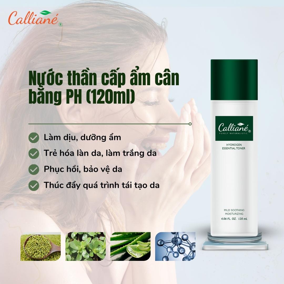 Nước Thần Cấp Ẩm Cân Bằng PH Calliané Toner (120ml)