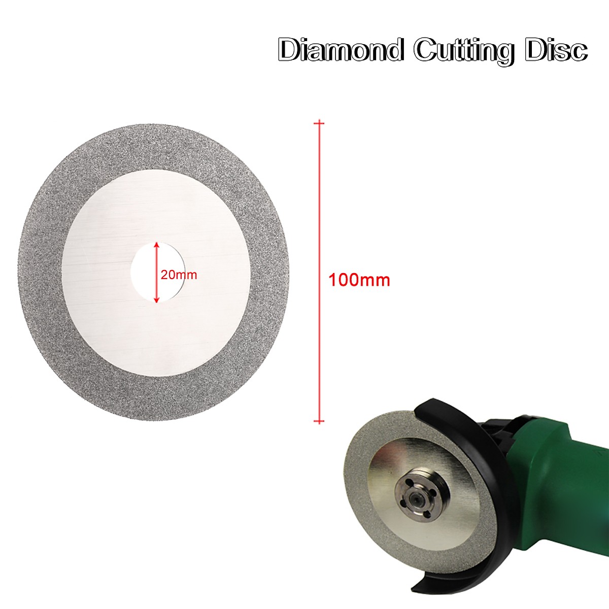 Đĩa Mài Cắt Kim Cương Đường Kinh Trong 20mm
