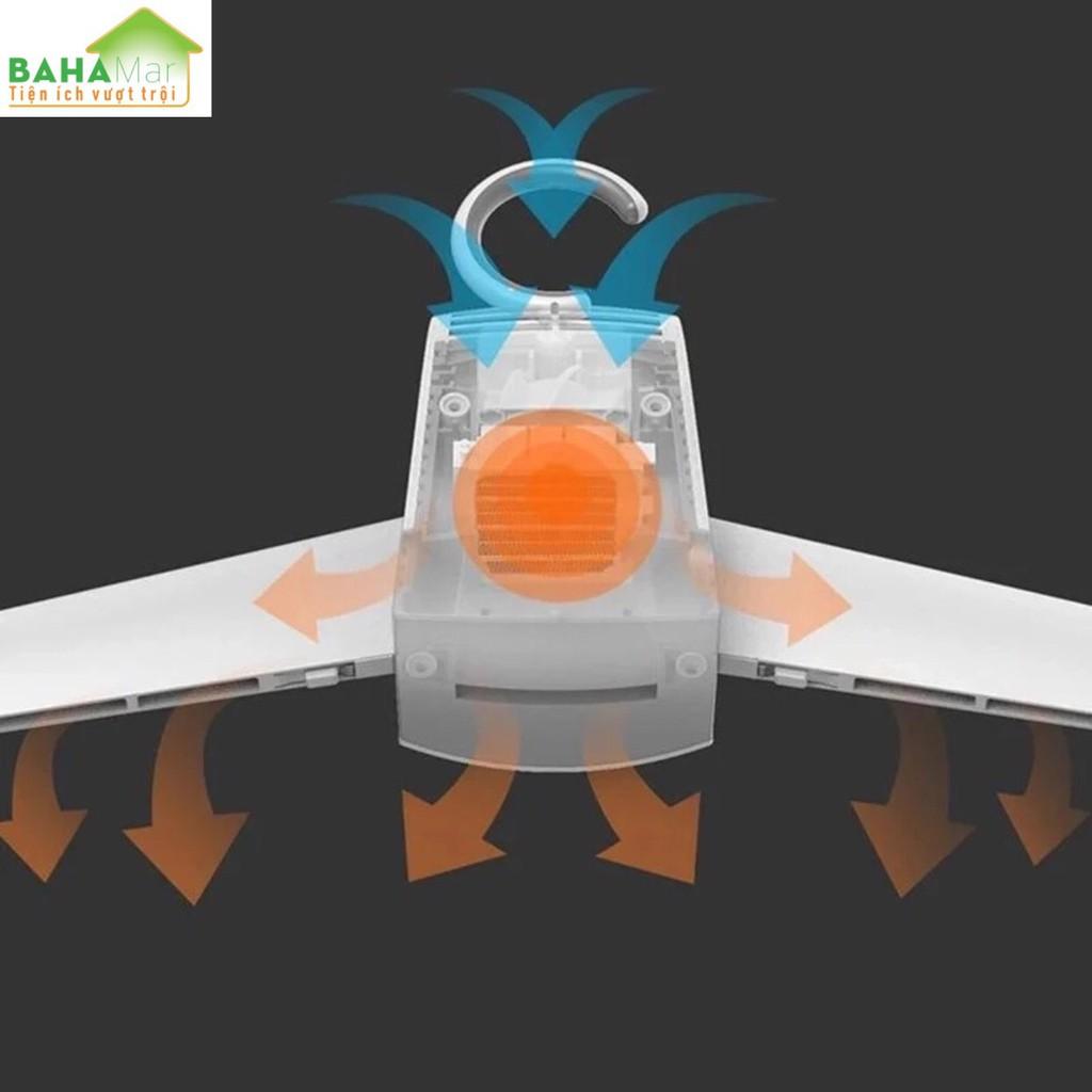 MÓC TREO DI ĐỘNG SẤY QUẦN ÁO, GIẦY CÓ THỂ GẤP GỌN - MÁY SẤY XÁCH TAY "BAHAMAR" thuận tiên mang đi du lịch, công tác