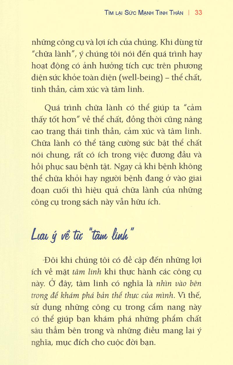 Tìm Lại Sức Mạnh Tinh Thần