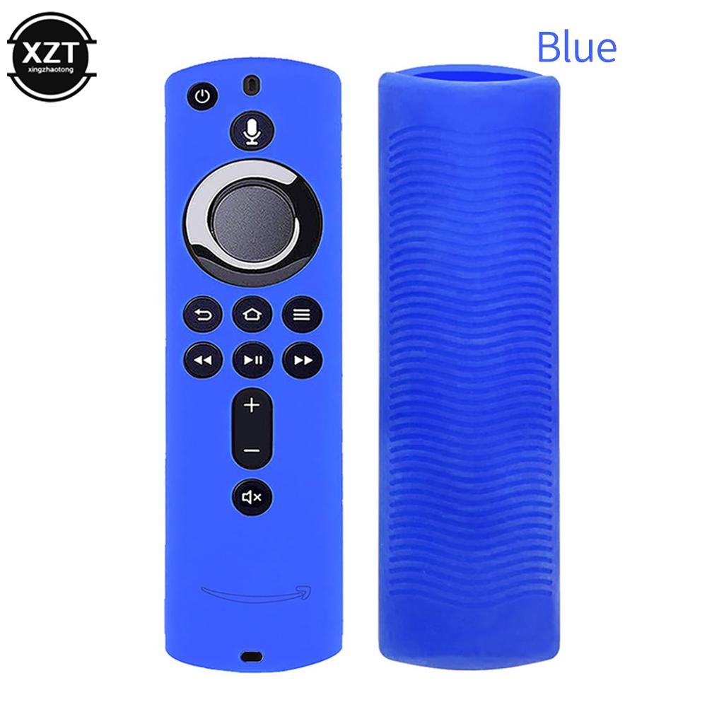 Thiết kế mềm Phụ kiện chống trượt bền bệ Bộ điều khiển từ xa Case Case Silicone Shockproof cho Stick Fire TV 5,9 inch 4K