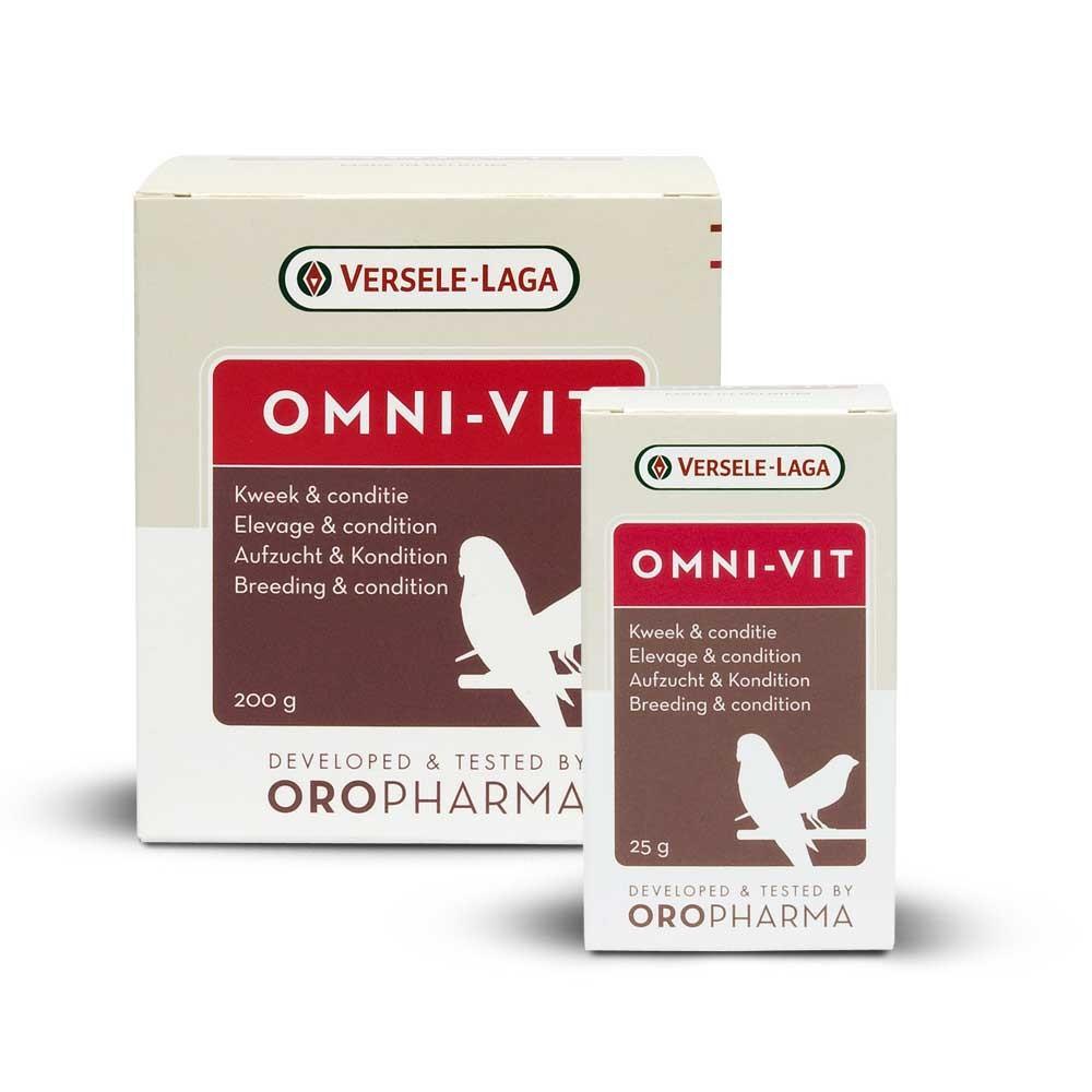 Vitamin Kích Đẻ Dành Cho Chim Sinh Sản - Versele-laga Oropharma Omni-Vit Dạng Bột, Tăng Đề Kháng Hộp 25g-200g